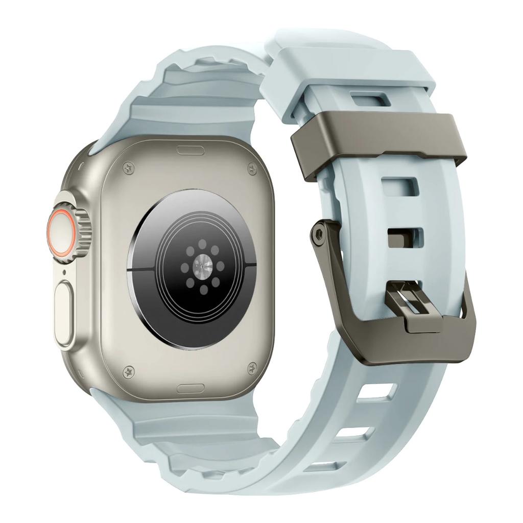 Trail Silicone Band for Apple Watch Ultra 3 2 49mm Strap 46mm 45mm 44mm Sport Bracelet for iWatch Series 11 10 Ultra 9 8 7 6 SE3