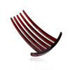 Hair CombHair AccessoryAccessory Material Plastic CombBlack Coffee Five-toothed Hair Comb