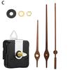 1 Set Clock Accessories Mute Repair Parts Decorative Quartz Clock Mechanism Movement Pointer Long Shaft DIY Kit for Home