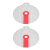 2Pcs Bowl Anti   Lid Mixer Bowl Cover Silicone Egg Whisk Splatter Guard Cover for Mixing Eggs Whipping Crm Frothing Milk