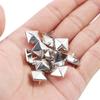 Metal for Hat,Bag,Clothes Pyramid Shape Sewing Decor Garment Supplies Square Rivets DIY Studs