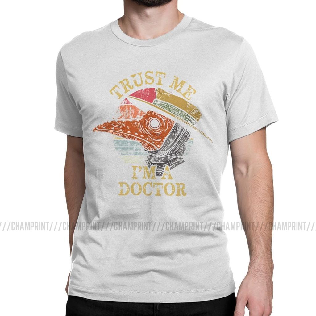 Plague Doctor Trust Me I M A Doctor Men S T Shirt Horror Halloween Black Death