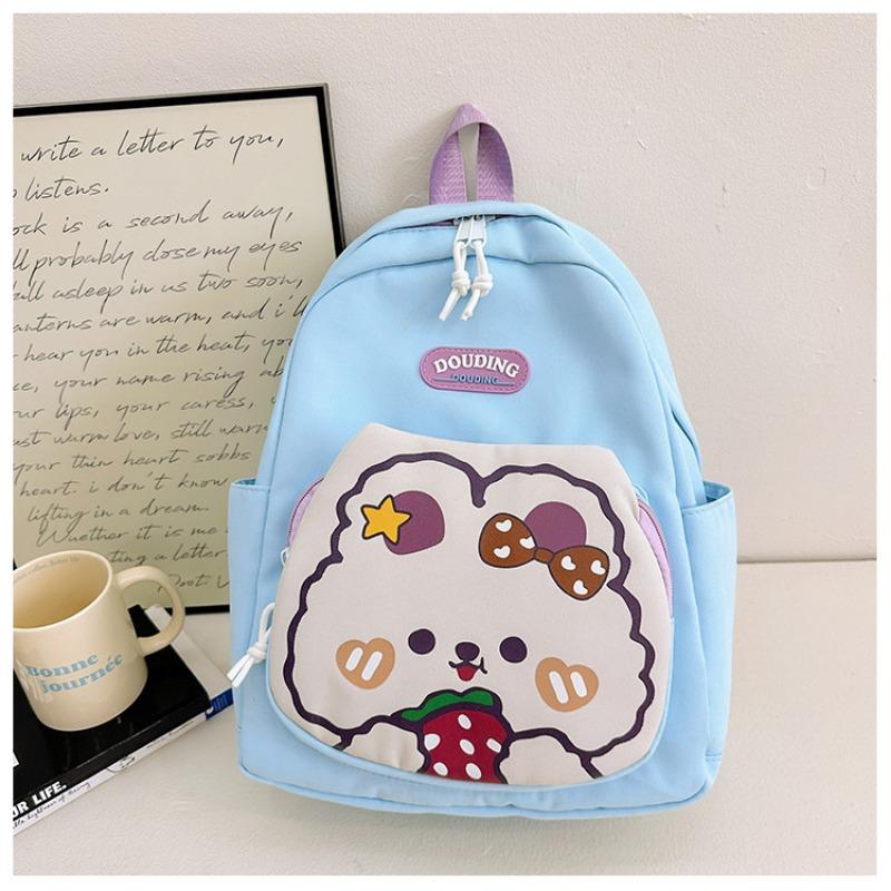 New High-value, Fresh, Sweet and Cute Rabbit Backpack, Kindergarten Level 1-3 Lightweight Backpack