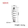 50Pcs Feeder Cage Bait Feeder Spring Fishing Tools Feeder Stops Carp Fishing Fishing Accessories