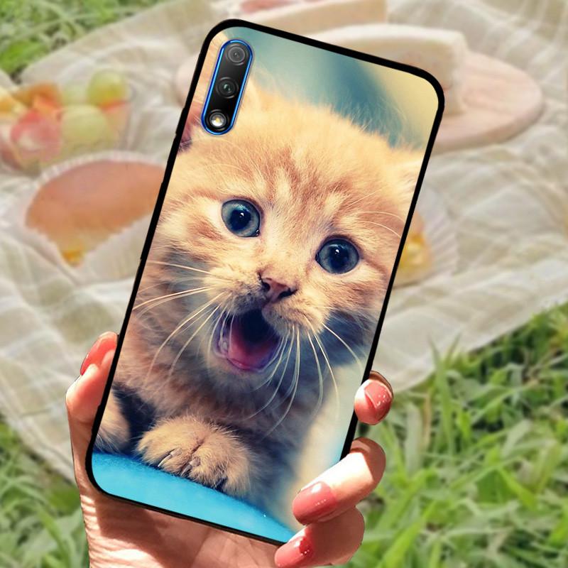 For Honor 9X Case Cover Honor9X China Silicone Soft Marble Black Bumper Funda Coque for Huawei Honor 9X Pro Full Protective