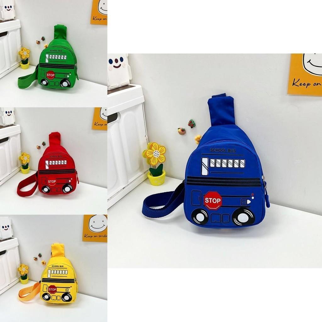 Trendy Car-themed Chest Bag For Toddlers Cool Nylon Crossbody Bag For Boys And Girls