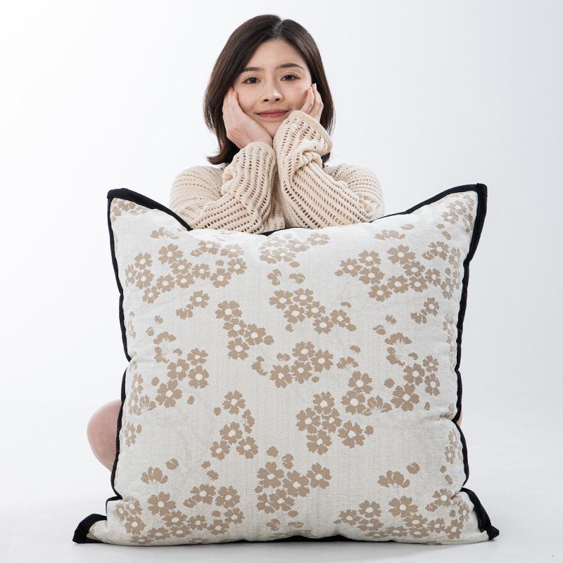 Medieval Style B & B Hotel Throw Pillow Cushion Sofa Living Room Pillowcase Backrest Pad - Soft Fabric Decorative Cushion