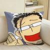 FAFullmetal Alchemist Anime Merchandise Square Sofa Pillow Cover Solid Color Living Room Home Decor Cushion Case