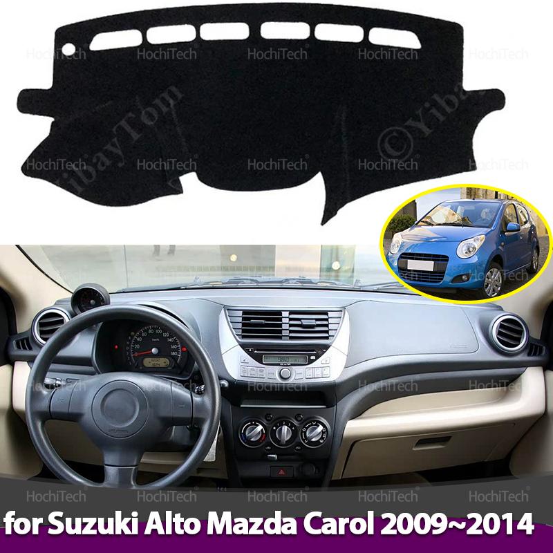 Dashboard Cover for Suzuki Alto Mazda Carol HA25 HA35 2009~2014 Car Dashboard Cover Avoid Light Pad Anti-UV Carpets Non-Slip Mat