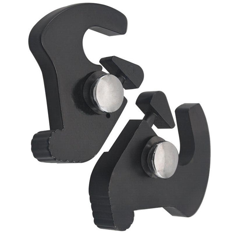 Black Motorcycle Cover 1Set Detachable Rotary Sissy Bar Luggage Rack Docking Latch Clip Kit for Harley Touring Softail Sportster