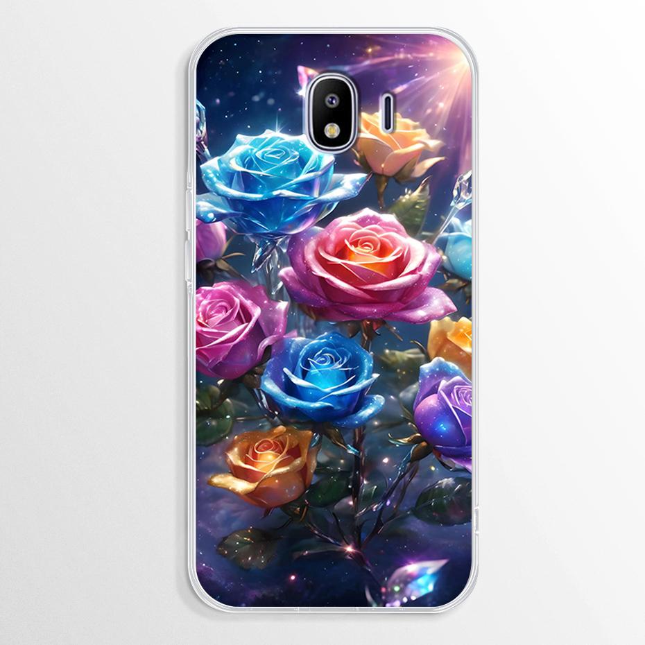 Marble Case For Samsung Galaxy J4 2018 Case J400 J400F Soft TPU Cover For Samsung Galaxy J4 Plus J 4 J4+ Case J415F Fundas Cover