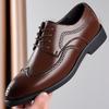 Leisure Walk Men's Leather Oxford Shoes Non-Slip Sole for Business Shoes Man Wedding Office Daily Formal Dress Footwear Sneakers
