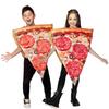 Cosplay Halloween Costume Kids Pizza Slices Costume Children Food Costume Funny Cosplay Jumpsuit for Boys Girls Gifts