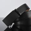 Men'S Belt Business Two-Layer Cowhide Alloy Automatic Buckle Leather Simple Belt
