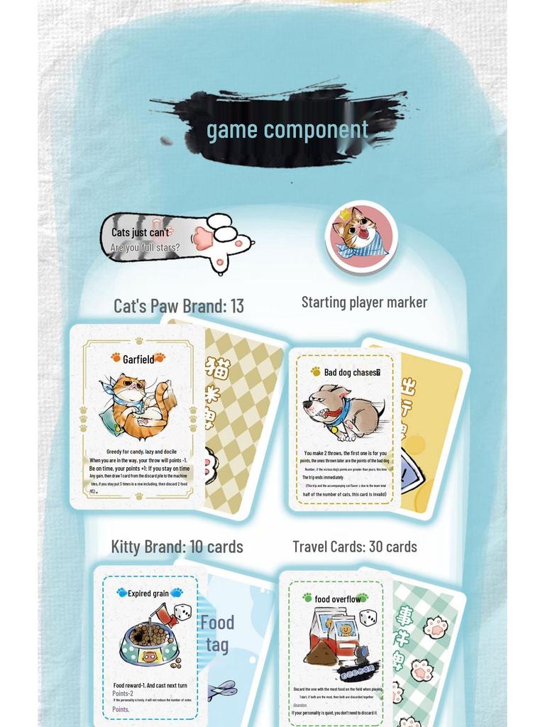 Wandering Cat: A Creative Tabletop Game for 4-10 Players
