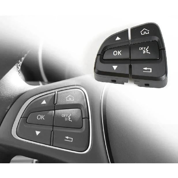For Mercedes W205 W253 Car Steering Wheel Switch Control Buttons For Benz C GLC Class C200 C220 C260 GLC250 GLC300 2015-2021