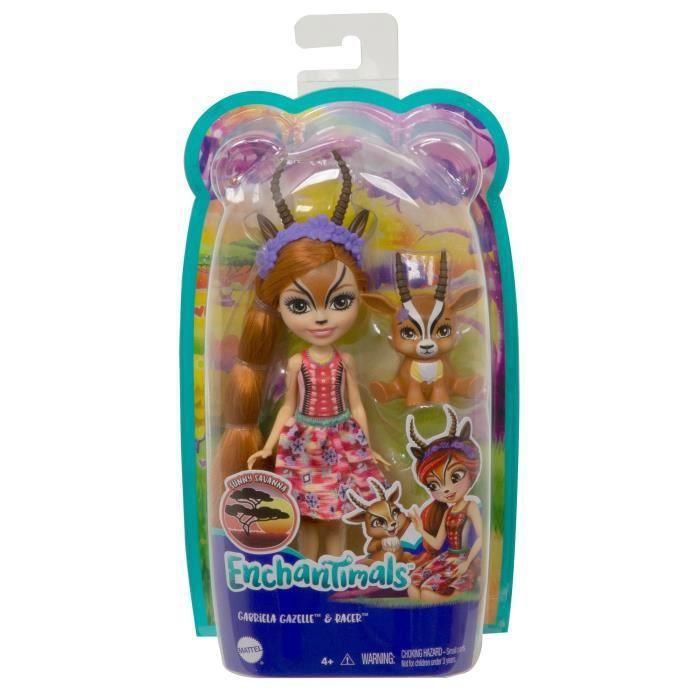 Enchantimals - Gabriela Gazelle & Relé - Mini-panenka - Značka ENCHANTIMALS - Hmotnost 0,15 kg