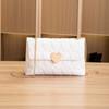 Peach heart lock shoulder bag spring and summer new multi-functional women's small bag with inner women's bag