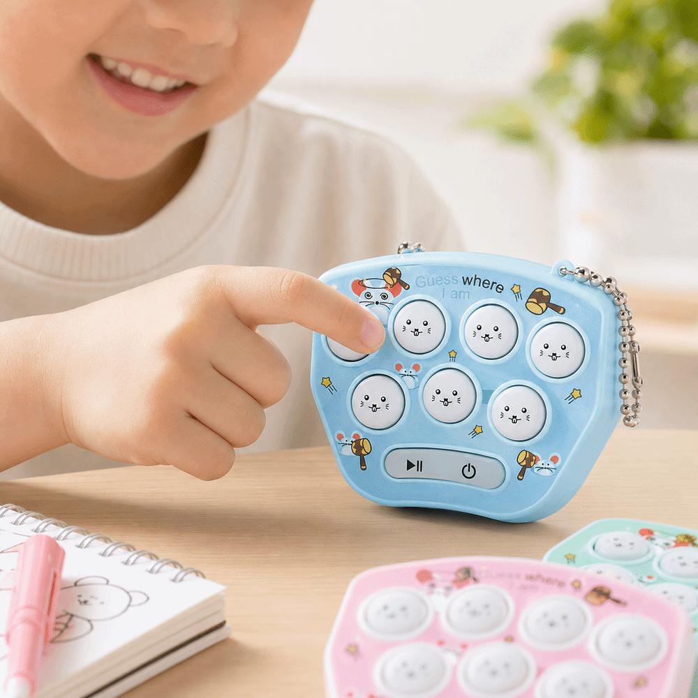 Sound Light Mole Whacking Game Mini Game Toy Keychain New Whacker Game Toy Kids Games