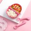 1 Set Lovely Baby Toddler Eating Plate Non Plates For Kids Babies