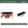 Anti-Corrosion Wood Garden Fence & Climbing Frame for Outdoor Spaces