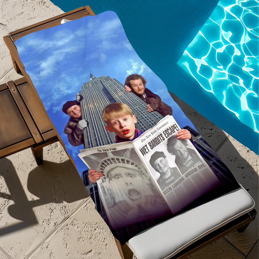 H-home-e show cute A-alone-e Towel Large Quick-Drying Microfiber soft Beach Towel for Travel Fitness Sauna Bathing Camping