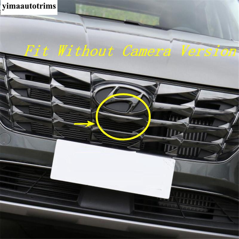 Car Front Middle Grille ect Screening Mesh Net Grille Dust Protection Trim Accessories Fit For Hyundai Tucson NX4 -