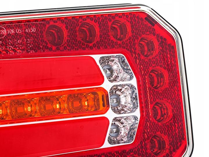 Lampy Tylne Przyczepy Zespolone Led 12V/24V Zestaw