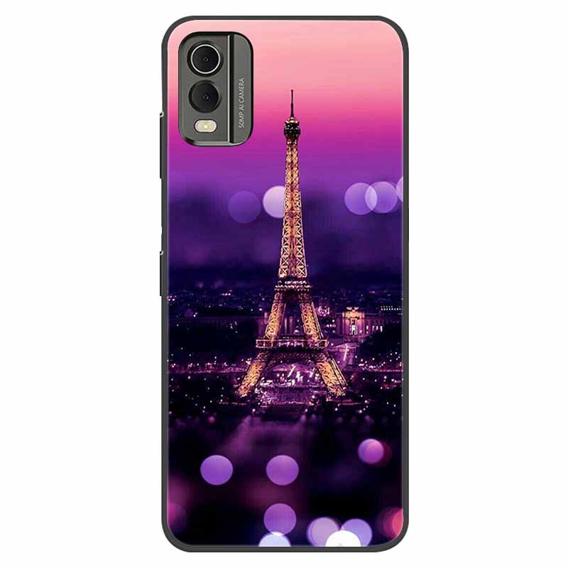 For Nokia C32 Case Shockproof Soft silicone TPU Back Cover For Nokia C32 C 32 Phone Cases NokiaC32 Cute Cartoon Fundas Shells