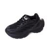 Single Net Breathable Pulse Shoes Women's Shoes Versatile Light Mecha Shoes Heightened Platform Sports and Leisure