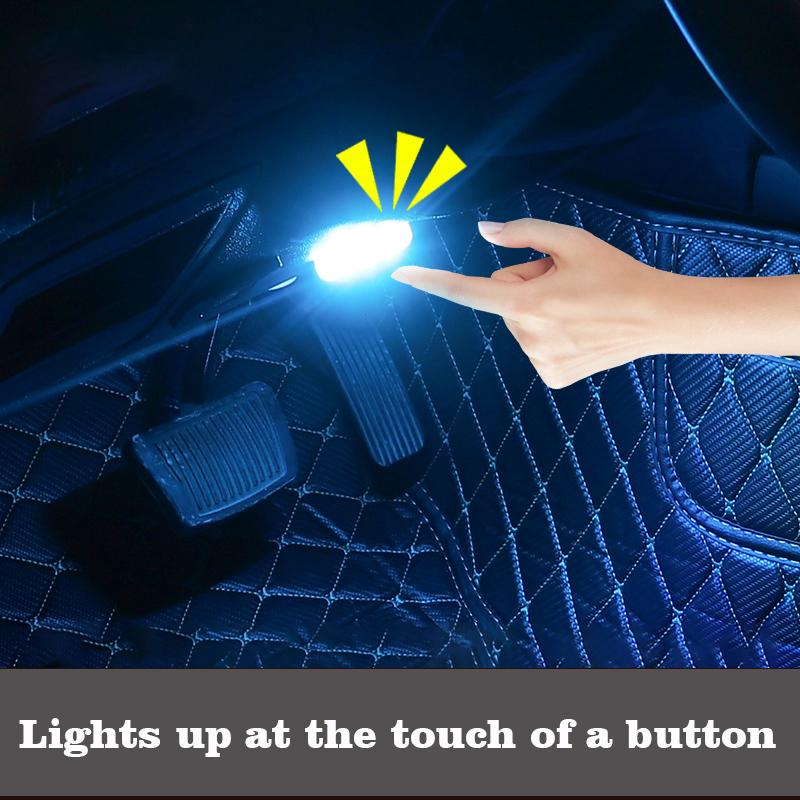 Car USB Charging Mini 5V Led Touch Switch Light Car Door Roof Interior Light Wireless Ambient Lamp Portable Night Reading Lights