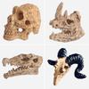 Fish Tank Miniature Skull Ornament DIY Artificial Aquarium Animal for Fish Play