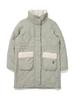 Bbc Earth [Oslo] Teddy Diamond Quilted Long Puffer_Olive