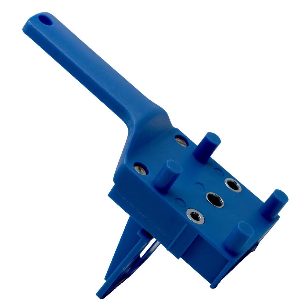 Woodworking Dowel Jig Fits 6/8/10mm Drill Guide W/ Drills Metal Sleeve Wood Drilling Doweling Hole Saw Tools Handheld Jigs