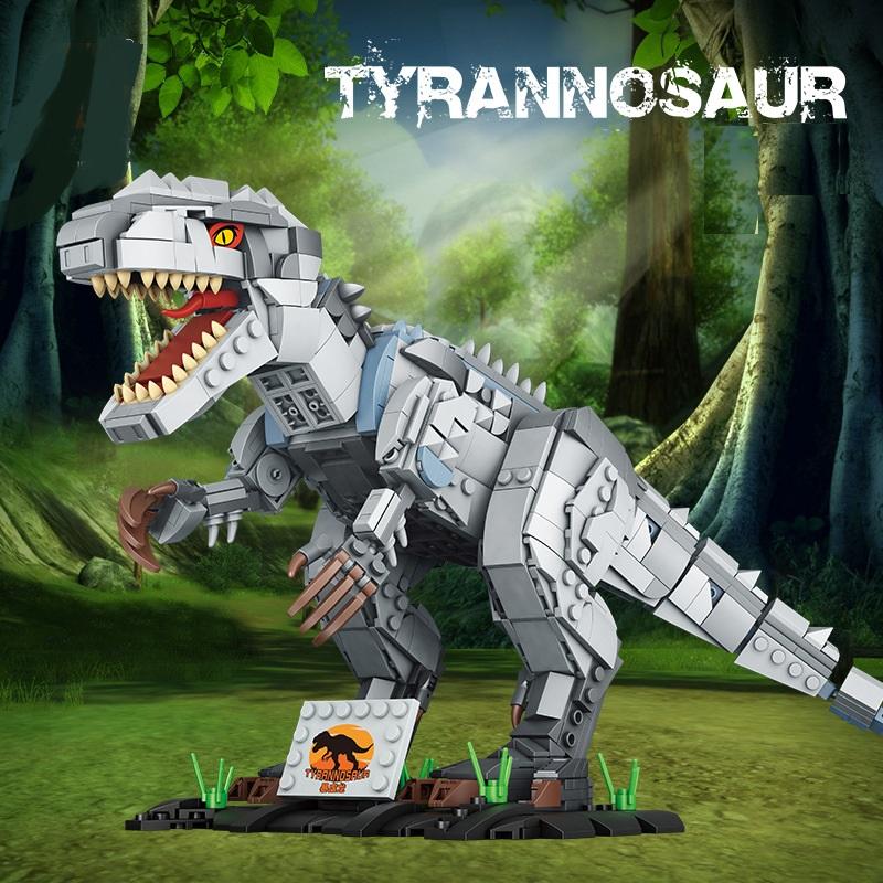 Jurassic World Tyrannosaurus Rex Indominus Rex Model Bricks Building Blocks Toys for Children Assemble Decorate