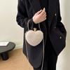 2025baga Dinner Bag High-end Sweet Love Small Bag Women's Bag Versatile Chain Handbag Shoulder Crossbody Bag