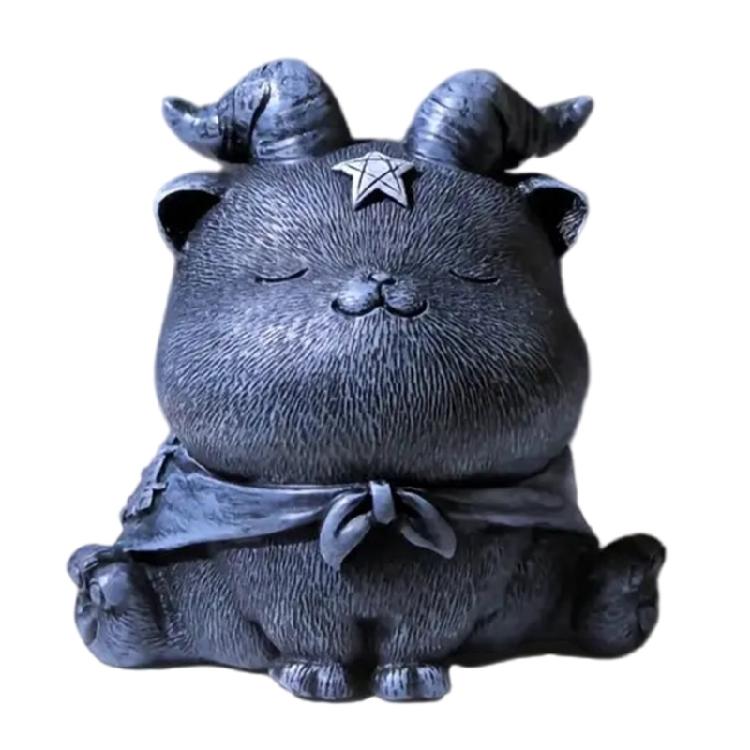 Artistic Magics Cats Resins Sculpture Halloweens Home Accent Easy Cleans Shelf Decoration Holiday Gift Item