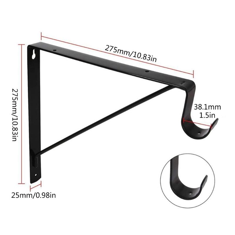 Heavy Duty Closet Shelf Brackets Set Iron Closet Storage Shelf Brackets Set Wall Mounted Organizes Supports for House