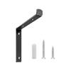 Decorative Brackets Heavy Duty Floating Shelf Bracket with Screws Iron L Shaped Corner Brackets for Homes Kitchen