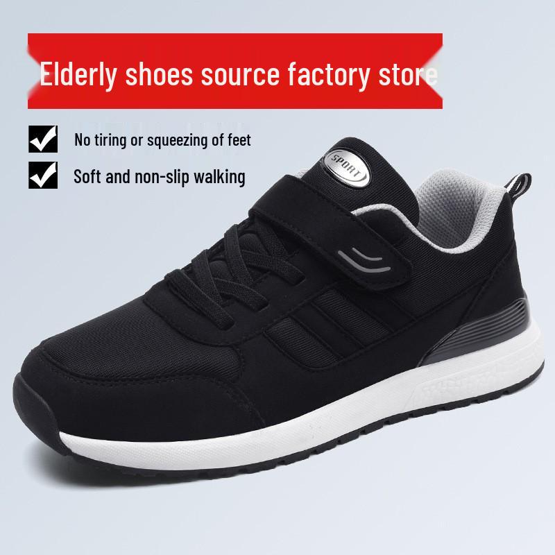 Velcro Summer Walking Shoes for Middle-Aged and Elderly Women - Sporty Mountaineering Style