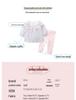 Sweet Floral Two-Piece Set: Baby Girls' Long Sleeve Outfit for Autumn/Spring 2025