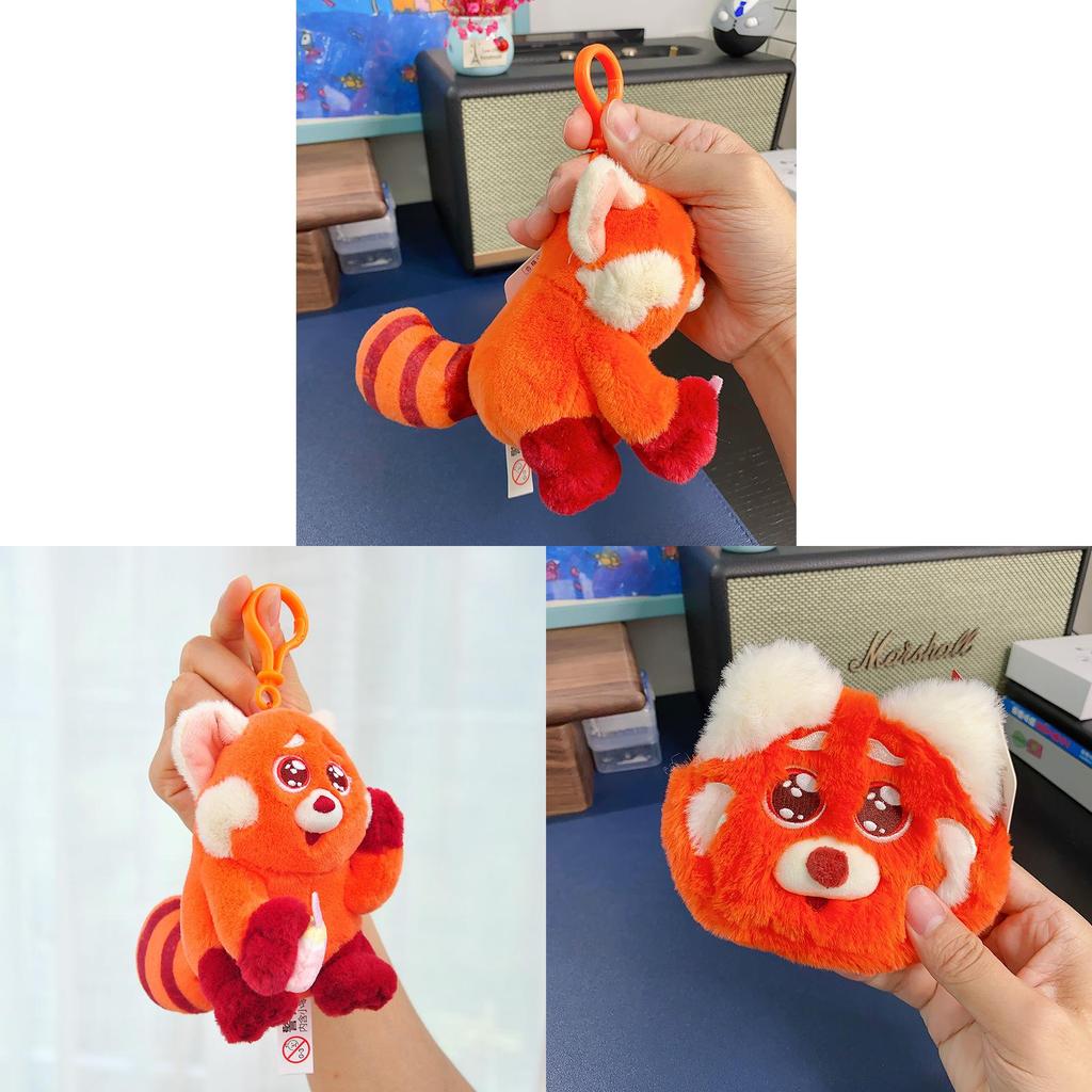 Turning Red Red Panda Plush Toy With Pp Cotton Filling For Kids Gift