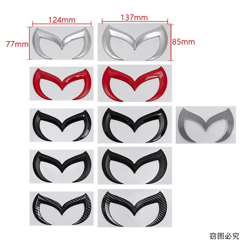 ABS Car Emblem for Mazda 2 3 5 6 Atenza CX4 CX3 CX9 RX7 RX8 Axela CX-30 CX-60 CX-50 Trunk Decal Modified Stickers Accessories h5