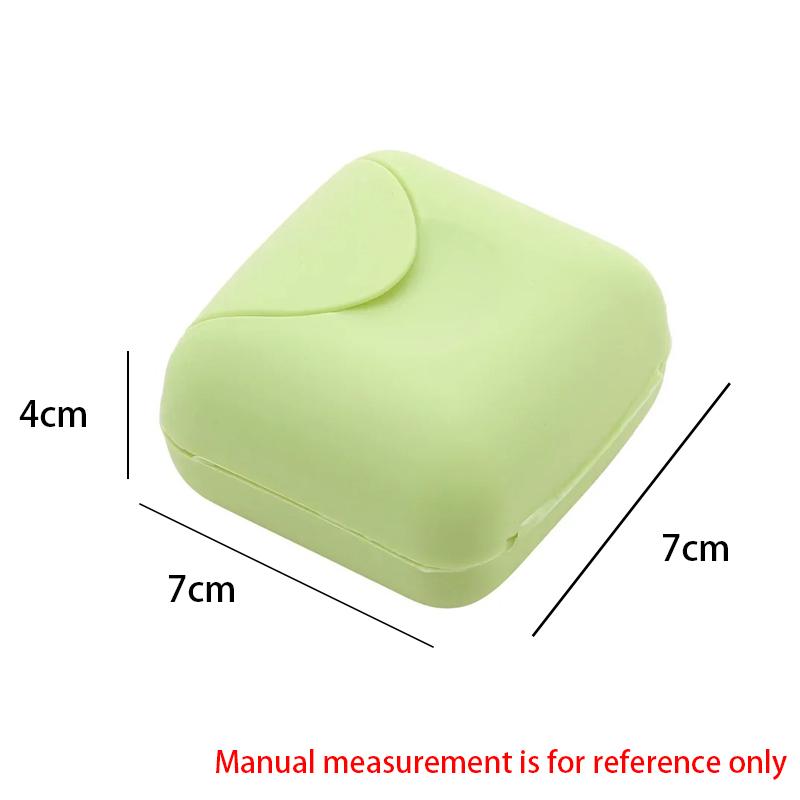 Portable Soap Dish Travel Soap Box Container Bathroom Home Small/big Sizes Candy Color Plastic Soap Dish Holder BXFZH02
