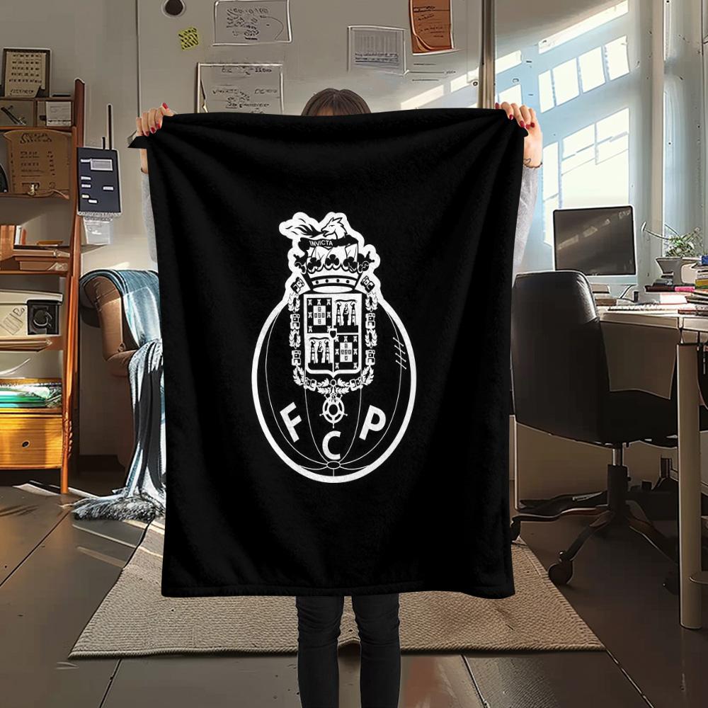 Futebol Clube Do Porto Flannel Blanket, High Quality Comfortable for All Seasons, Home Decor, Warmth and Comfort