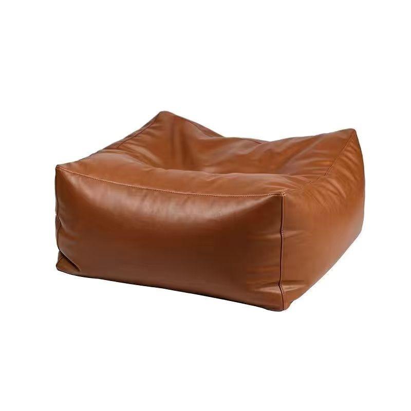 Трансформируемый диван-мешок с местом для хранения и кожаной подушкой 70x70x30 Extra Thick Large 1900₽