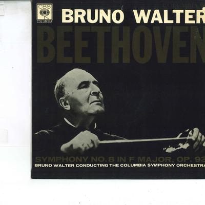 Disque 10 pouces BEETHOVEN, BRUNO WALTER, COLUMBIA S - Symphonie n°8 en fa majeur, op.93 ZL198 COLUMBIA Japon Classique Occasion