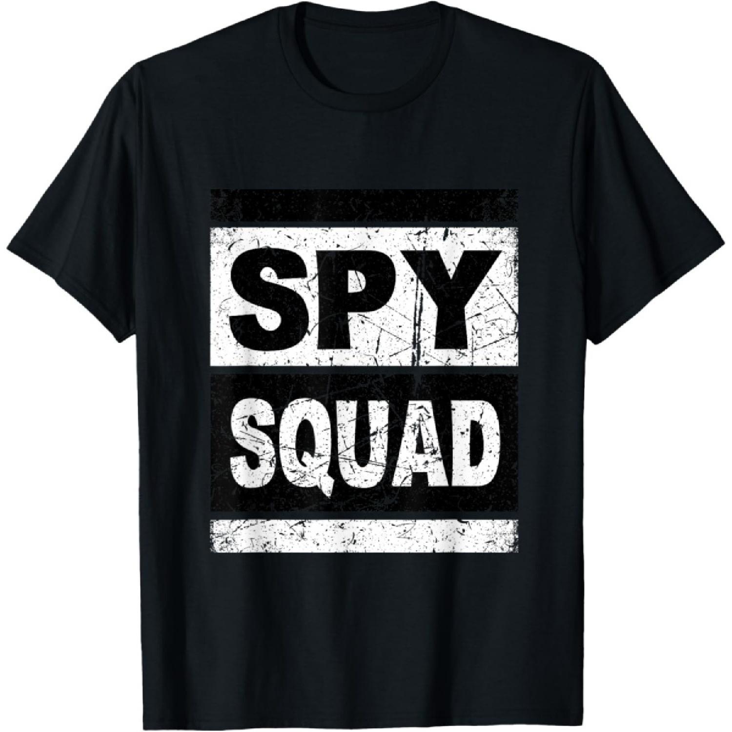 Retro Spy Squad Shirt Secret Agent Shirt Inspector Spy T-Shirt(1) S