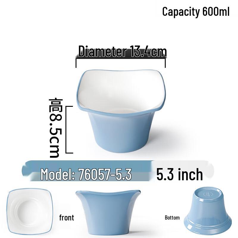 Nai Duo Stackable Imitation Porcelain Serving Plates (Set of 3)