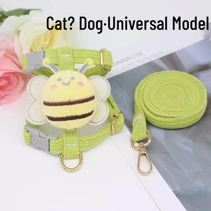 

Anti-Escape Cat Harness & Leash Set for Outdoor Use S-1.8m Long, for 2-5 lbs Pets